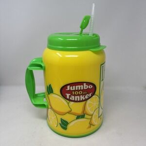 Whirley Drinkworks USA 100‎ oz Jumbo Lemonade Tanker with Straw XM-100